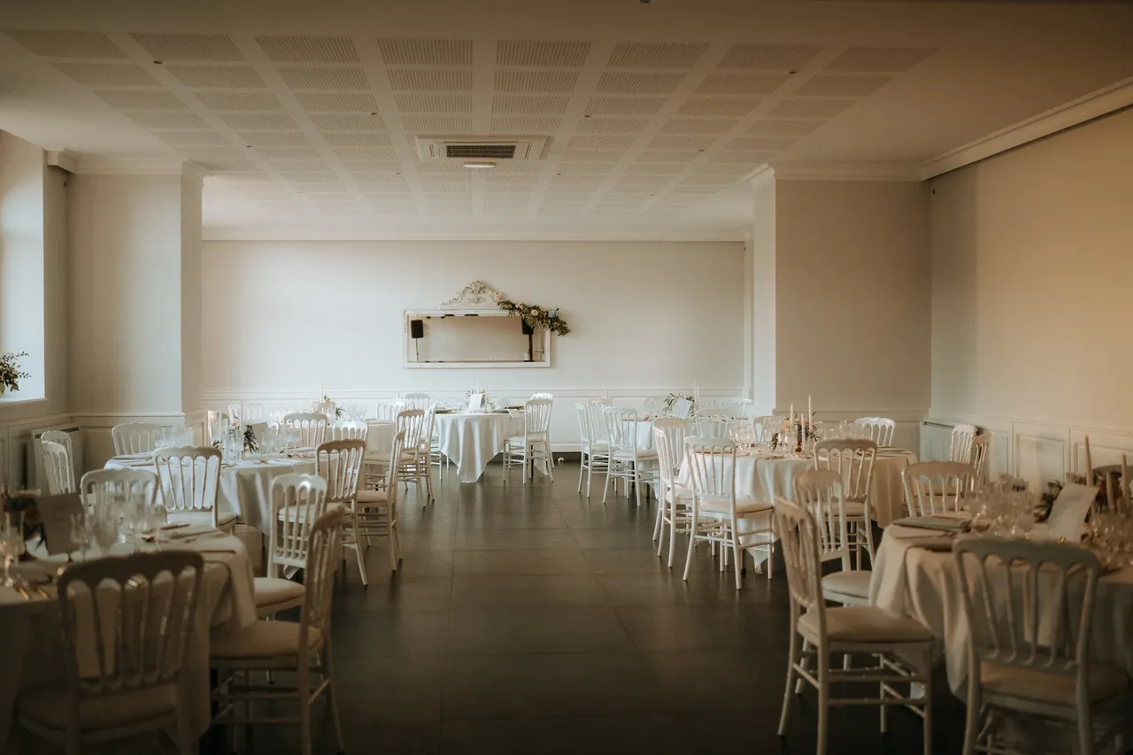 La salle avant les invités