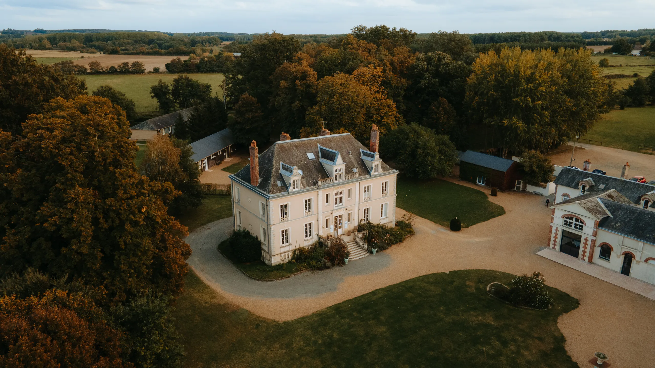Le domaine vu du ciel